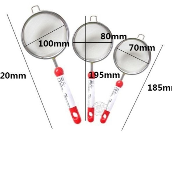 【嚴選SHOP】V310日本製 三能 304不鏽鋼糖粉篩 30目 手持麵粉篩 篩網 篩子 過篩器漏網【V311】V309-細節圖7