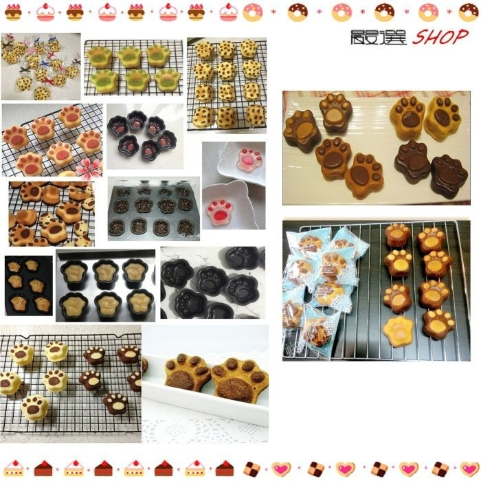 【嚴選SHOP】三能貓爪模具 貓爪模 貓掌狗掌模具 貓掌水煮蛋 烘焙 模具 氣炸鍋貓爪月餅模 貓掌蛋糕模【SN6127】-細節圖2