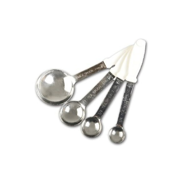 【嚴選SHOP】【SN4693】三能 台灣製 不銹鋼量匙(4個組) 量勺 酵母奶粉勺子調味湯匙烘焙工具 測量工具 茶匙-細節圖2