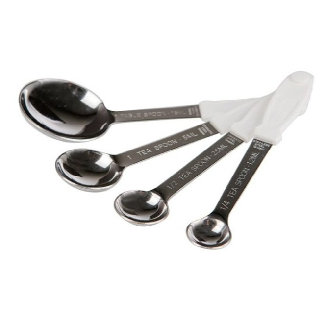 【嚴選SHOP】【SN4693】三能 台灣製 不銹鋼量匙(4個組) 量勺 酵母奶粉勺子調味湯匙烘焙工具 測量工具 茶匙-細節圖3