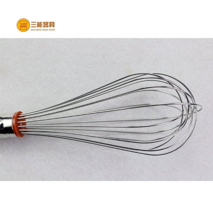 【嚴選SHOP】【SN4883】三能台灣製 304不繡鋼打蛋器 8吋/10吋/12吋 打蛋器 SN4885 SN4887-細節圖5