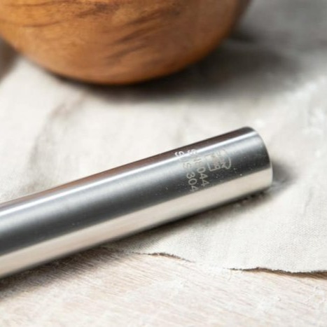 【嚴選SHOP】【SN8044】 三能 不鏽鋼絲紋桿麵棍 小長桿 桿麵棒 鼎泰豐專用款 擀麵棍長棍 不銹鋼小長桿 揉麵棍-細節圖2