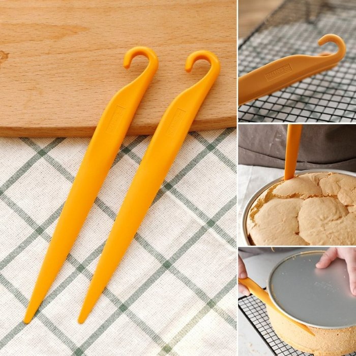 【嚴選SHOP】【SN4775】三能 台灣製 塑膠脫模刀 蛋糕刮刀 戚風蛋糕脫模刀 塑料抹平刀 塑料攪拌棒 不傷模具-細節圖2