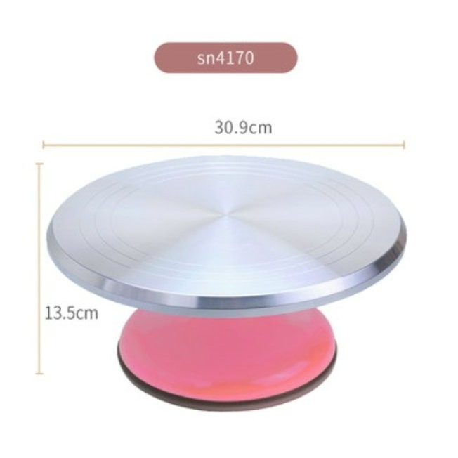 【嚴選SHOP】SN4171 台灣製 三能 蛋糕轉台 鋁合金轉台馬卡龍轉台 擠花轉盤 SN4174蛋糕台【SN4170】-細節圖3
