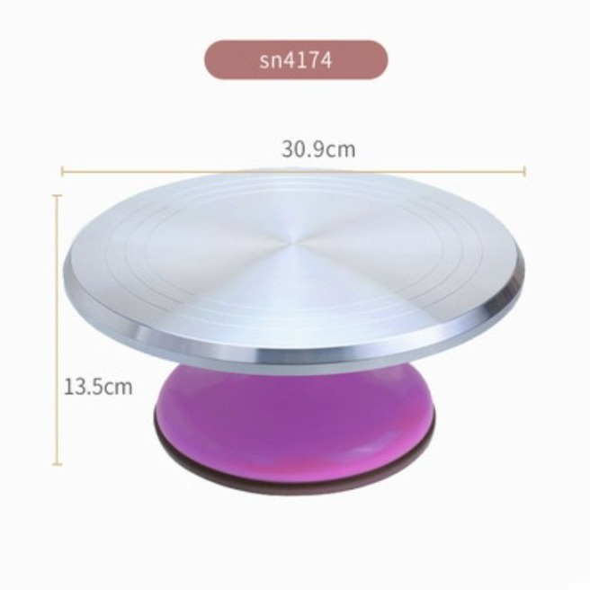 【嚴選SHOP】SN4171 台灣製 三能 蛋糕轉台 鋁合金轉台馬卡龍轉台 擠花轉盤 SN4174蛋糕台【SN4170】-細節圖5