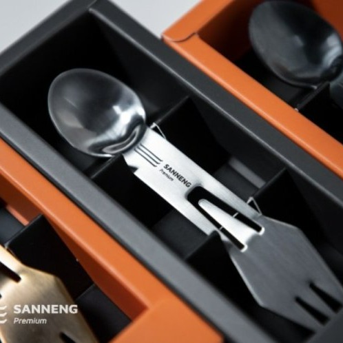 【嚴選SHOP】三能 主廚甜品勺《SANNENG Premium》主廚匙 主廚叉 主廚用具SN4642【SN4641】-細節圖3