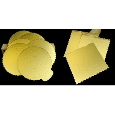 【嚴選SHOP】4/6/8吋 金色 圓形方形 蛋糕盒硬紙托 加厚硬蛋糕紙墊 蛋糕慕斯底托 生日蛋糕底托【C015】