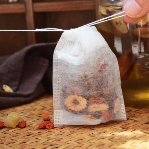 【嚴選SHOP】100入抽線式過濾袋 濾茶袋 沖茶袋 茶包袋 濾茶包 滷包 茶包 茶袋 中藥袋 花茶袋泡茶袋【K232】-細節圖5