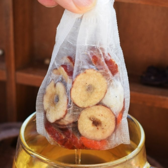 【嚴選SHOP】100入抽線式過濾袋 濾茶袋 沖茶袋 茶包袋 濾茶包 滷包 茶包 茶袋 中藥袋 花茶袋泡茶袋【K232】-細節圖7