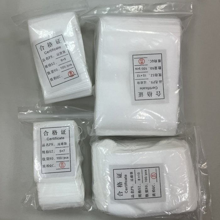 【嚴選SHOP】100入抽線式過濾袋 濾茶袋 沖茶袋 茶包袋 濾茶包 滷包 茶包 茶袋 中藥袋 花茶袋泡茶袋【K232】-細節圖8