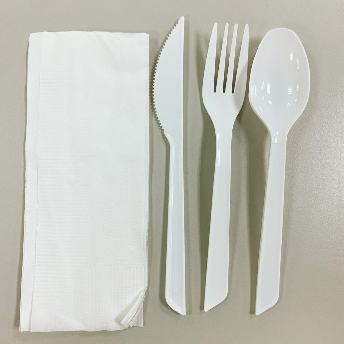 【嚴選SHOP】四合一餐具組 免洗餐具組 獨立包裝餐包組 免洗湯匙 塑膠餐具 免洗餐具 免洗叉子 免洗刀子【W037】-細節圖4
