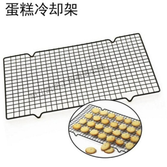 【嚴選SHOP】3種尺寸蛋糕冷卻架 不沾麵包冷卻架 黑色冷却架 餅乾曬涼架 冷晾網 烤箱架 冷卻架 烘焙架子【K150】-細節圖7