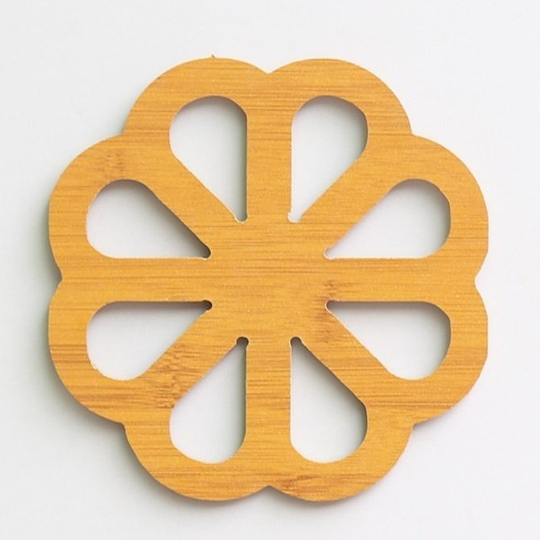 【嚴選SHOP】木質隔熱墊 杯墊 餐桌墊 隔熱墊 鏤空造型 防滑鍋墊 碗墊 茶杯墊 廚房 餐墊 散熱墊 墊子【K225】-細節圖5