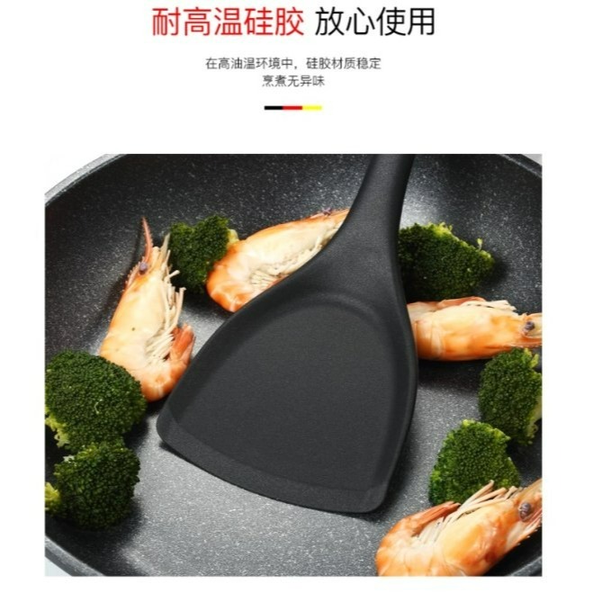 【嚴選SHOP】耐熱全包矽膠鍋鏟 炒菜鏟 矽膠鏟 矽膠菜鏟 菜鏟 鏟子 炒菜鏟子 鍋鏟 炒菜鍋鏟 矽膠炒菜鏟【K231】-細節圖4