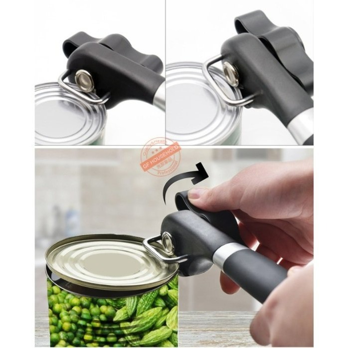 【嚴選SHOP】不割手開罐器 德國紅點設計獎 安全開罐器 不割手開瓶器 專業不銹鋼 罐頭刀 開罐神器 罐頭蓋【K165】-細節圖5