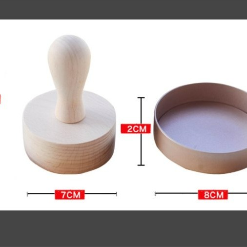 【嚴選SHOP】8cm法式直角塔模 木製壓棒 活底塔模 不沾直塔模 法式活動塔壓棒 3吋圓形派盤 迷你塔模【K162】-細節圖4