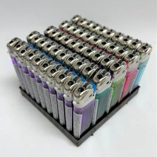 【嚴選SHOP】黑金鋼 戰士打火機 50入/盒 賴打 5色 kinkon B12 火石打火機 含發票 打火【K255】-細節圖3