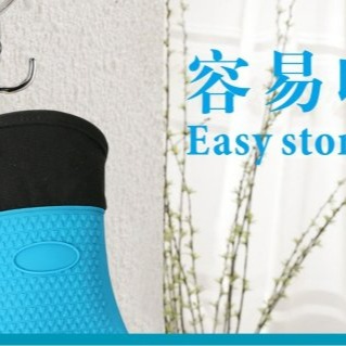 【嚴選SHOP】一雙 愛心五指矽膠加長隔熱手套 廚房耐高溫 耐高溫微波爐手套 隔熱手套 餐廚手套 鋪棉手套【K005】-細節圖5