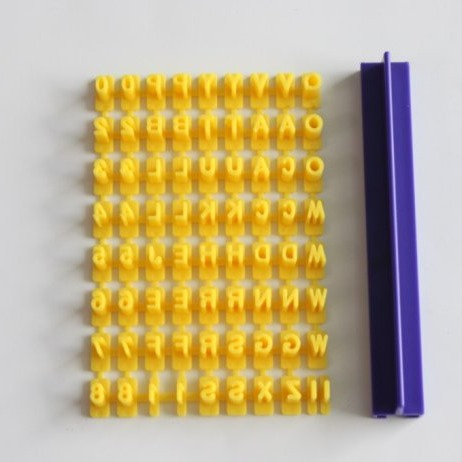 【嚴選SHOP】活字印刷 英文字母數字符號印章餅乾模 壓花工具 手工皂壓字工具 餅乾模具 翻糖壓模 黏土模具【K172】-細節圖2