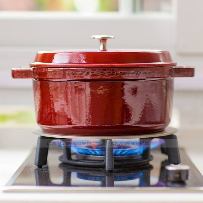 【嚴選SHOP】Breadleaf 導熱片 瓦斯爐導熱板 節能板 鑄鐵鍋導熱片 小型鍋圓形架【B071】-細節圖4