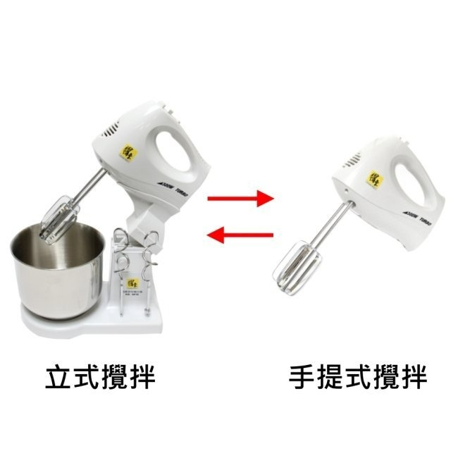 【嚴選SHOP】鍋寶 手提/立式兩用食物攪拌機 HA-3018 打蛋器 304不鏽鋼最新款 烘焙攪拌器【E016】-細節圖4
