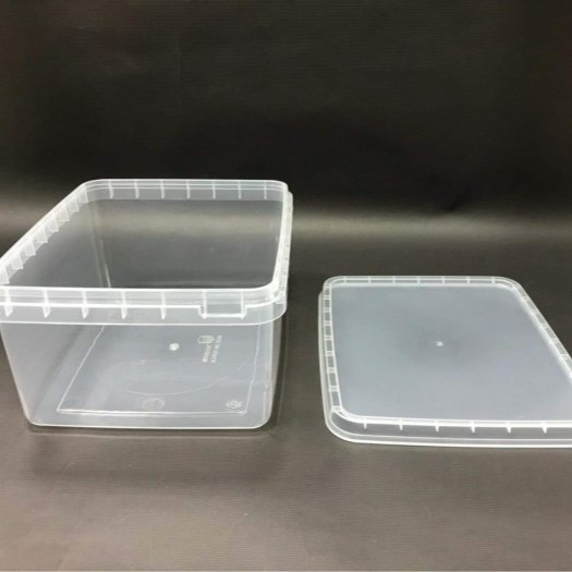 【嚴選SHOP】1入含蓋 八結蛋捲盒 餅乾盒 2000CC保鮮盒 PP盒 密封盒 透明塑膠盒 蛋捲桶 包裝盒【S040】-細節圖2