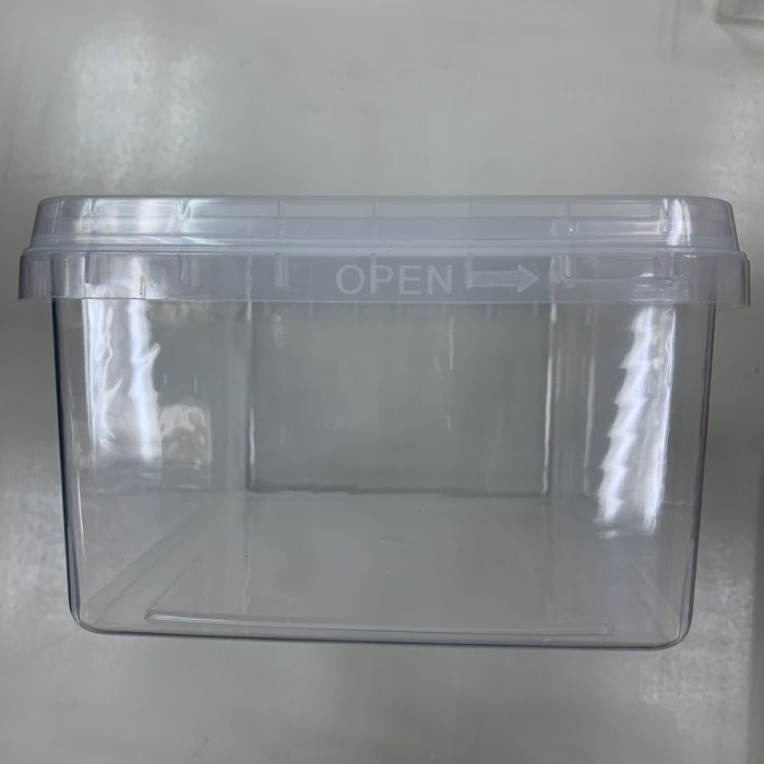 【嚴選SHOP】1入含蓋 八結蛋捲盒 餅乾盒 2000CC保鮮盒 PP盒 密封盒 透明塑膠盒 蛋捲桶 包裝盒【S040】-細節圖5