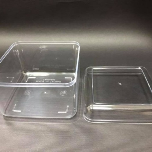 【這不是賣蛋糕】5入含蓋 500CC草莓寶盒透明盒 塑膠盒 芒果便當 提拉米蘇盒 點心餅乾保鮮盒收納盒包裝盒【S031】-細節圖2