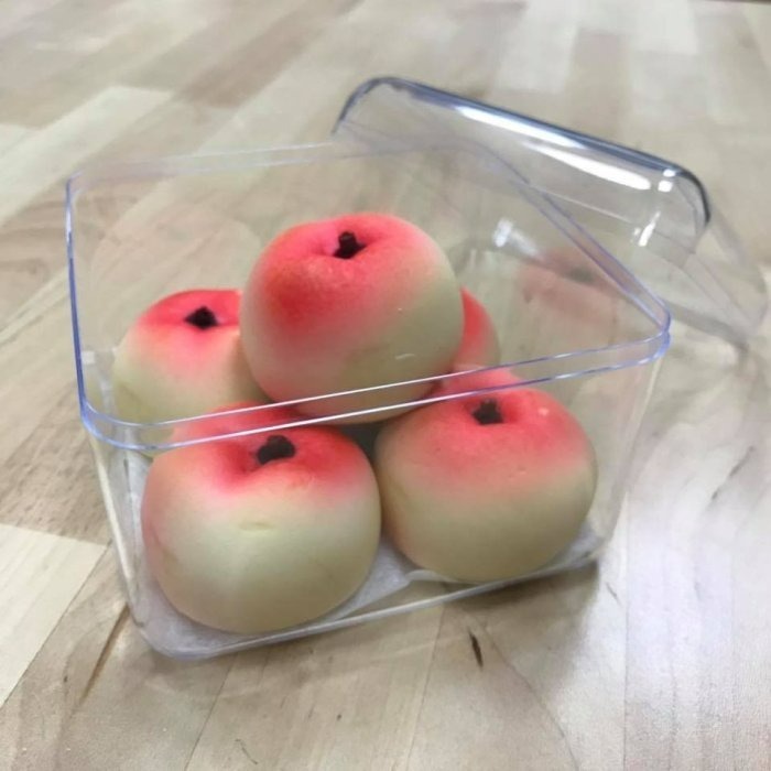 【這不是賣蛋糕】5入含蓋 500CC草莓寶盒透明盒 塑膠盒 芒果便當 提拉米蘇盒 點心餅乾保鮮盒收納盒包裝盒【S031】-細節圖6