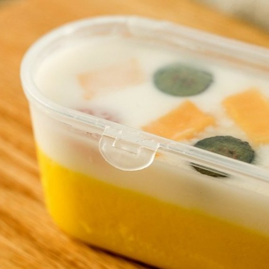 【嚴選SHOP】5入 251cc千層蛋糕盒 連蓋塑膠盒 調味料 外帶盒 優格盒 拉絲蛋糕盒 慕斯盒 冰淇淋盒【S035】-細節圖4