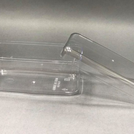 【嚴選SHOP】5入含蓋 370CC長方形草莓寶盒透明盒 塑膠盒 芒果便當 提拉米蘇盒 餅乾盒 保鮮盒收納盒【S036】-細節圖7