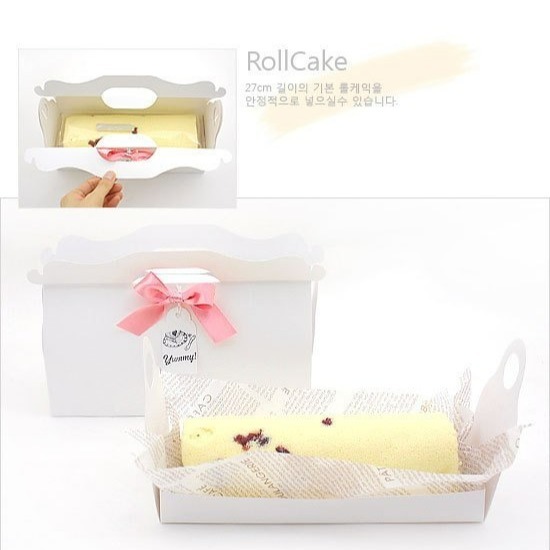 【嚴選SHOP】27cm 四色附船盒 生乳捲蛋糕盒 彌月蛋糕盒 蛋糕捲奶凍巻盒 包裝盒 長條蜂蜜蛋糕盒 紙盒【C058】-細節圖5