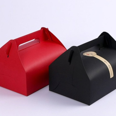 【嚴選SHOP】附底托 大號素面西點手提盒 禮盒 點心盒 杯子蛋糕盒 餅乾盒 婚禮小物 外帶盒 包裝盒 紙盒【C099】