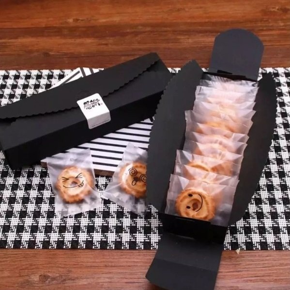 【嚴選SHOP】長條花邊紙盒 牛皮紙盒 禮品包裝 月餅盒 餅乾袋 禮品 蛋糕 西點盒 牛軋糖 喜糖盒 外帶盒【C022】-細節圖8