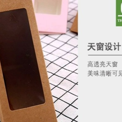 【嚴選SHOP】三角形三明治盒 牛皮紙盒 三明治包裝 開窗三明治外帶盒 三明治紙盒 外帶紙盒 包裝盒 餐盒【C098】-細節圖3