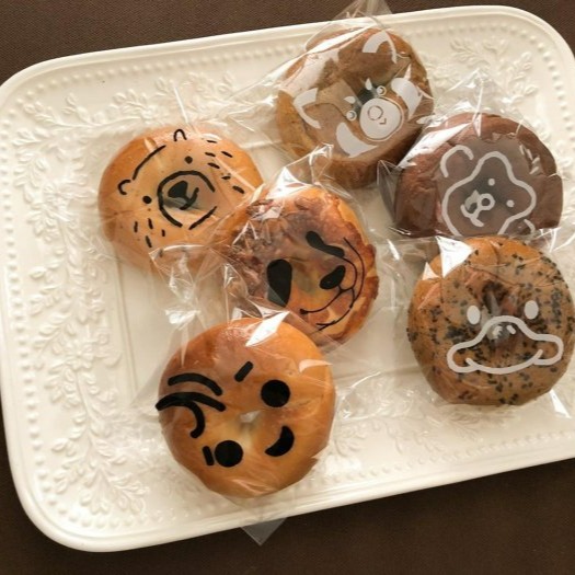 【嚴選SHOP】98入 台灣製 15*18cm動物圖案麵包袋 自黏袋 大麵包袋 歐包袋 包裝袋 透明餅乾袋【D131】-細節圖3