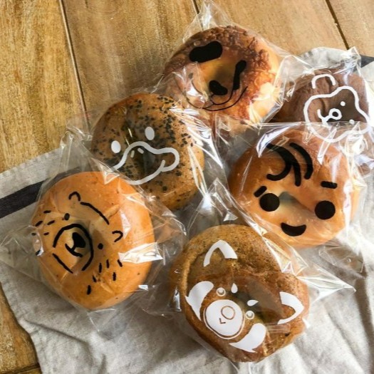 【嚴選SHOP】98入 台灣製 15*18cm動物圖案麵包袋 自黏袋 大麵包袋 歐包袋 包裝袋 透明餅乾袋【D131】-細節圖4