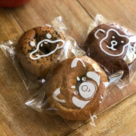 【嚴選SHOP】98入 台灣製 15*18cm動物圖案麵包袋 自黏袋 大麵包袋 歐包袋 包裝袋 透明餅乾袋【D131】-細節圖6