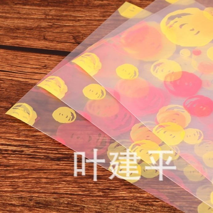 【嚴選SHOP】98入 12*20公分 彩色泡泡半透明平口袋 磨砂袋 包裝袋 點心袋 禮品袋 餅乾袋 糖果袋【D139】-細節圖2