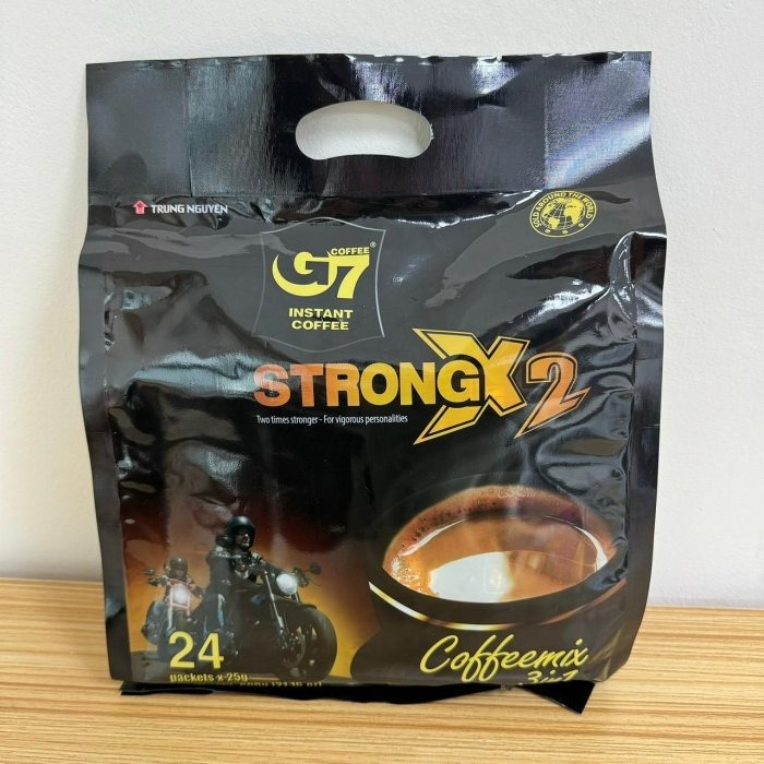 【嚴選SHOP】越南G7 三合一即溶濃醇咖啡600g(25g*24包/袋) G7咖啡 加強版的雙倍特濃咖啡【Z342】-細節圖2