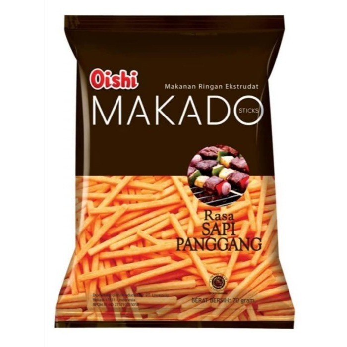 【嚴選SHOP】印尼 Oishi MAKADO 薯條餅乾 番茄風味／烤牛肉風味／起司風味 麥卡多 薯條洋芋條【Z327】-細節圖3