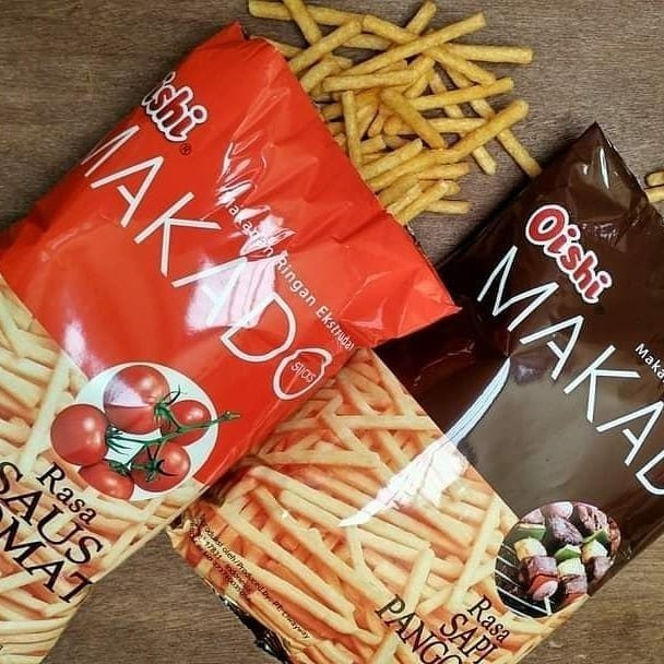 【嚴選SHOP】印尼 Oishi MAKADO 薯條餅乾 番茄風味／烤牛肉風味／起司風味 麥卡多 薯條洋芋條【Z327】-細節圖4