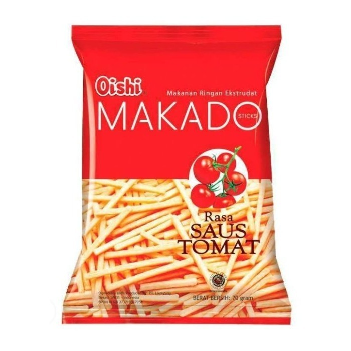 【嚴選SHOP】印尼 Oishi MAKADO 薯條餅乾 番茄風味／烤牛肉風味／起司風味 麥卡多 薯條洋芋條【Z327】-細節圖2