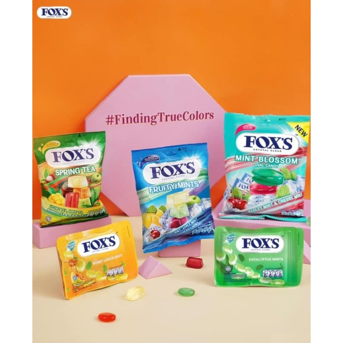 【嚴選SHOP】印尼 FOX＇s 水晶糖 Crystal Fruit Candy 綜合水果糖 薄荷櫻桃糖【Z315】糖果-細節圖4
