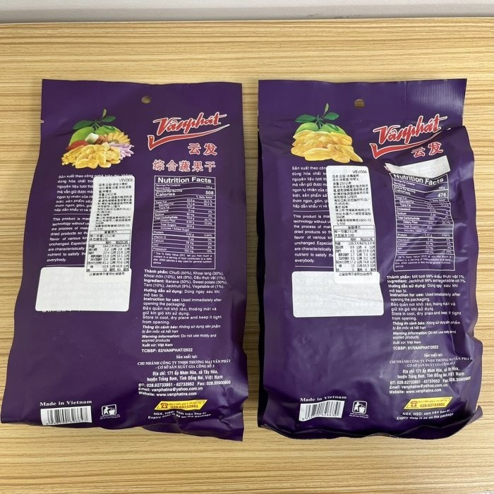【嚴選SHOP】越南 云發果乾230g 菠蘿蜜乾 綜合水果乾 綜合蔬果乾 VANPHAT 越南雲發蔬果乾【Z309】-細節圖4