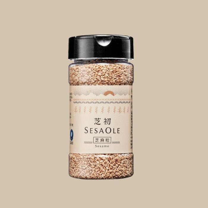 【嚴選SHOP】SesaOle 芝初 淺焙黑芝麻粒 淺焙白芝麻粒 105g 熟黑芝麻 熟白芝麻 無添加【Z306】富味香-細節圖2