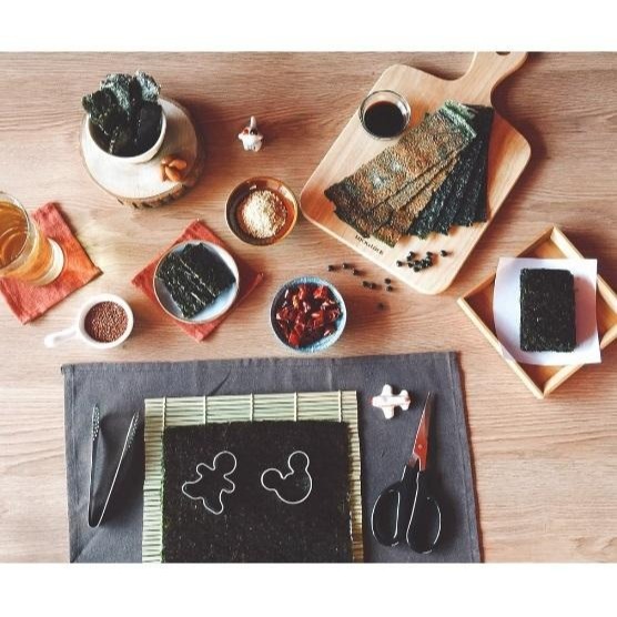 三味屋 全形燒海苔 50枚 ｜壽司海苔 特選 飯捲 海苔片 無調味燒海苔 營業用 湯用料理 日本料理【Z470】-細節圖5