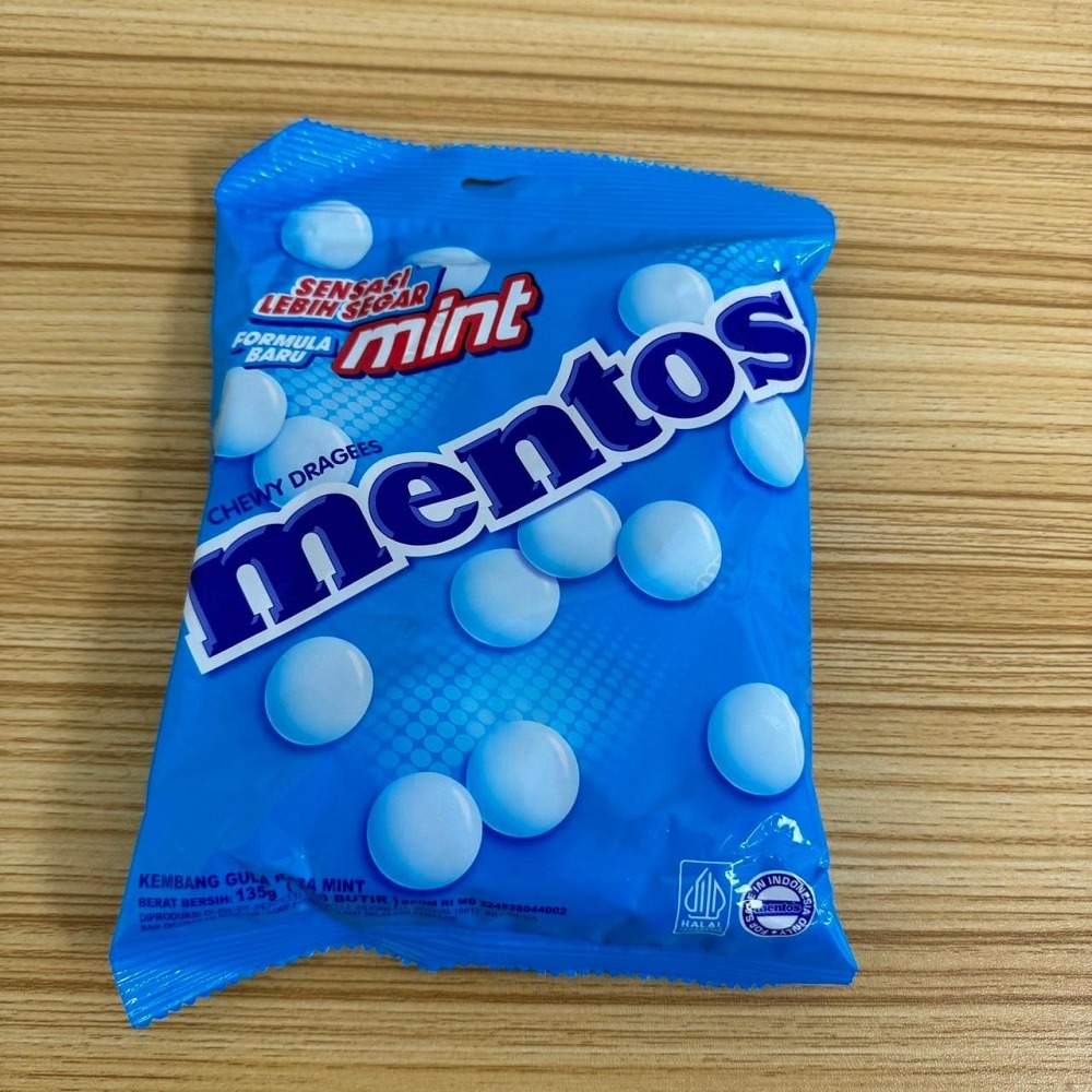 【嚴選SHOP】曼陀珠 mentos 50顆/袋 白薄荷口味 薄荷糖 曼陀珠糖 迷你曼陀珠 清涼薄荷 糖果【Z563】-細節圖2