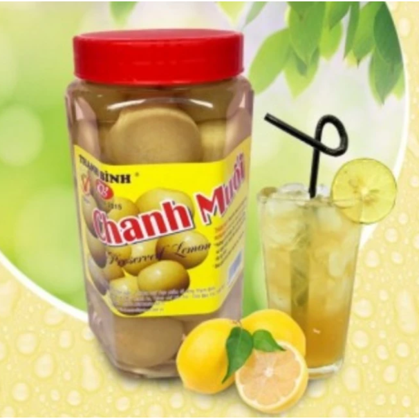 【嚴選SHOP】越南 THANH BINH 醃製鹹檸檬 850g/罐 鹹檸七 鹹檸檬 雪碧 七喜 醃鹹檸檬【Z526】-細節圖2