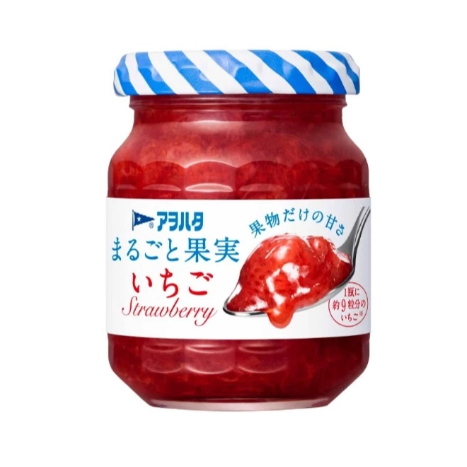 【嚴選SHOP】日本NO.1 Aohata 無蔗糖果醬(無添加糖類)白桃/草莓/蘋果/藍莓/柑橘 有果粒【Z499】-細節圖7